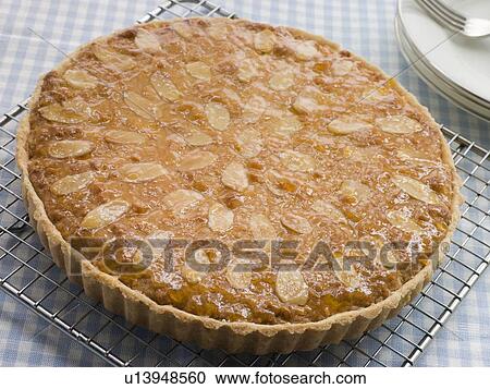 Whole Bakewell Tart View Large Photo Image Stock Image - Whole Bakewell Tart. Fotosearch