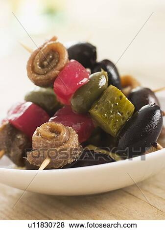 Stock Photo - Dish of Banderilla. Fotosearch