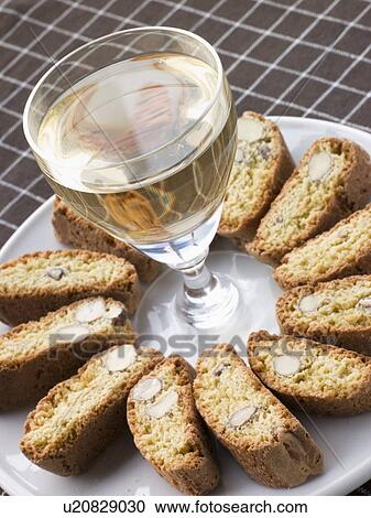 Hazelnut Cantuccini Biscotti with Dessert Wine View Large Photo Image Stock Image - Hazelnut Cantuccini Biscotti with Dessert Wine. Fotosearch