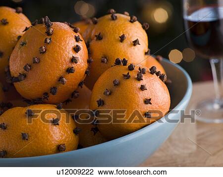 Bowl of Clove Studded Satsumas View Large Photo Image Stock Image - Bowl of Clove Studded Satsumas. Fotosearch