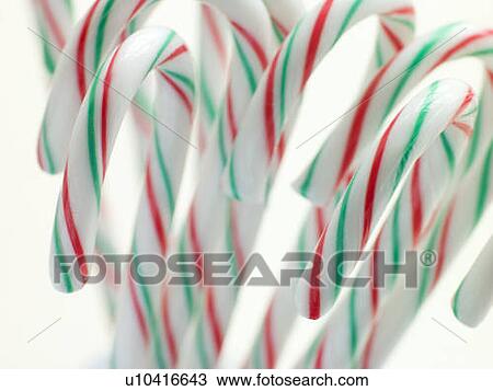 Stock Image - Christmas Peppermint Candy Sticks. Fotosearch