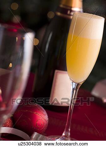 Glass of Bucks Fizz View Large Photo Image Stock Photo - Glass of Bucks Fizz. Fotosearch