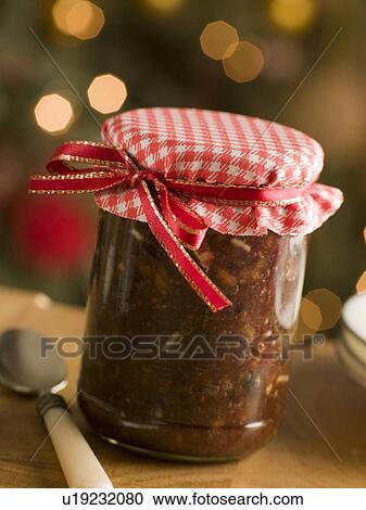 Jar of Mincemeat View Large Photo Image Stock Image - Jar of Mincemeat. Fotosearch