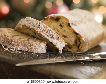 Slices of Stollen Cake View Large Photo Image Stock Image - Slices of Stollen Cake. Fotosearch