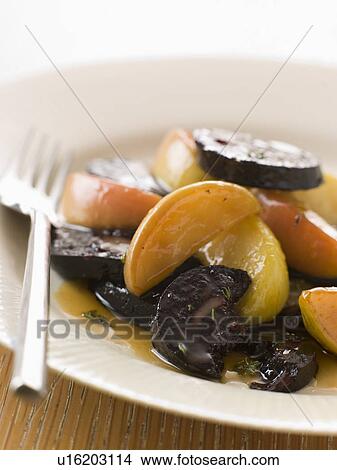 Black Pudding Apples and Cider View Large Photo Image Picture - Black Pudding Apples and Cider. Fotosearch