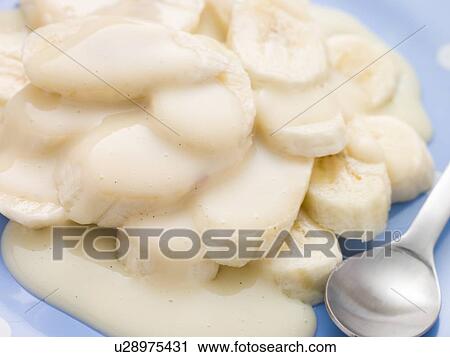 Banana Custard View Large Photo Image Stock Image - Banana Custard. Fotosearch