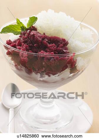 Blackcurrant and Lemon Granita View Large Photo Image Stock Image - Blackcurrant and Lemon Granita. Fotosearch