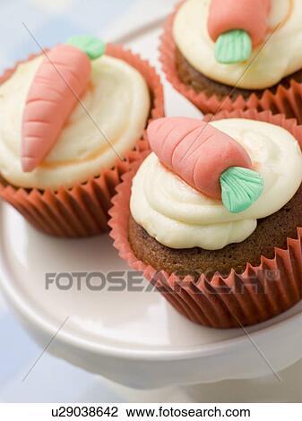 Carrot Cup Cakes View Large Photo Image Stock Image - Carrot Cup Cakes. Fotosearch