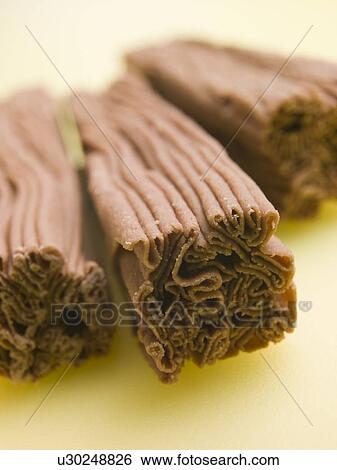 Stock Photograph - Chocolate Flake Bars. Fotosearch