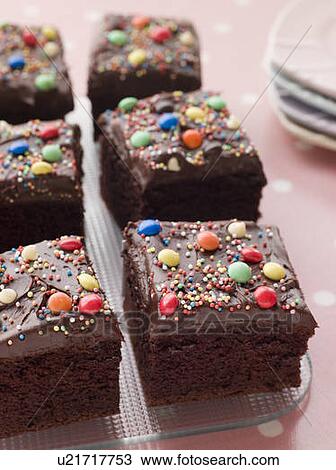 Chocolate Square Tray Cake View Large Photo Image Stock Image - Chocolate Square Tray Cake. Fotosearch