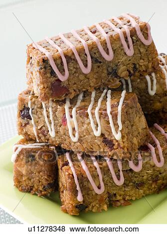 Fruit Nut and Chocolate Flapjack Bars View Large Photo Image Stock Photo - Fruit Nut and Chocolate Flapjack Bars. Fotosearch
