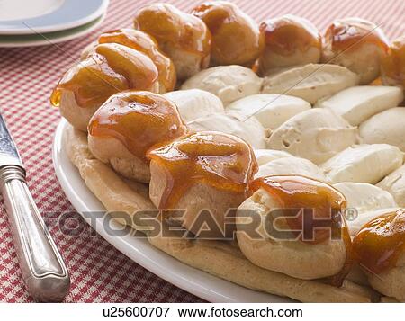 Stock Photo - Gateau Saint Honore. Fotosearch