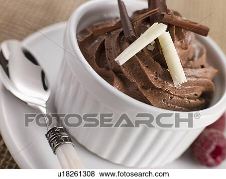 Mousse au Chocolat View Large Photo Image Stock Photo - Mousse au Chocolat. Fotosearch