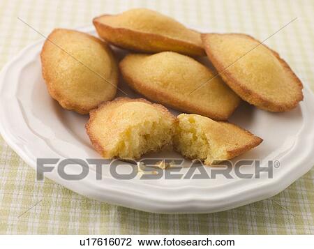 Stock Image - Plate of Madeleine's. Fotosearch