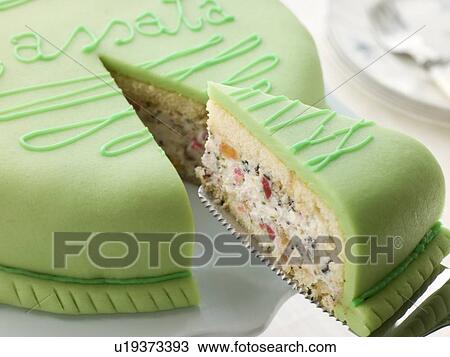 Slice of Cassata Cake View Large Photo Image Stock Image - Slice of Cassata Cake. Fotosearch