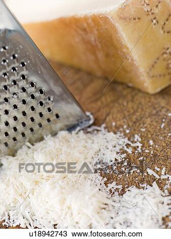Stock Image - Grated Parmesan Cheese. Fotosearch