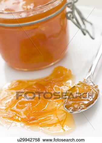 Stock Photo - Jar of marmalade. Fotosearch