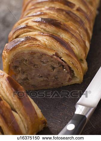 Sausage Meat Platt on a Chopping Board View Large Photo Image Stock Image - Sausage Meat Platt on a Chopping Board. Fotosearch