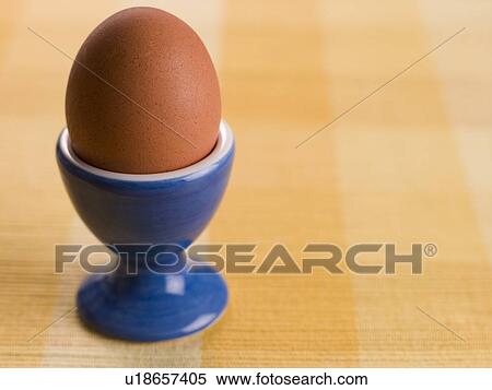 Stock Photography - Soft Boiled Egg in a Egg Cup. Fotosearch