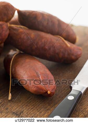 Strings of Chorizo Sausage View Large Photo Image Stock Image - Strings of Chorizo Sausage. Fotosearch