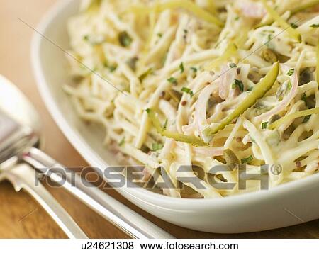 Bowl of Celeriac Remoulade View Large Photo Image Stock Photo - Bowl of Celeriac Remoulade. Fotosearch