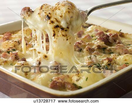 Dish of Tartiflette View Large Photo Image Stock Photo - Dish of Tartiflette. Fotosearch