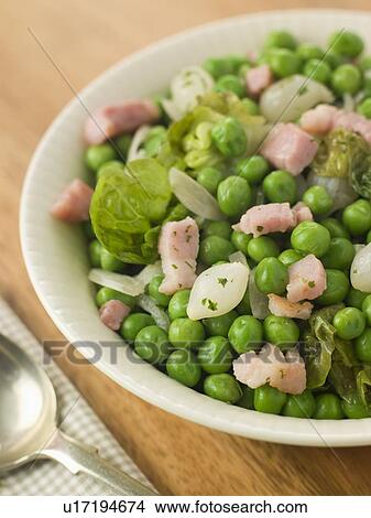 Picture - Petit Pois ala Francaise. Fotosearch