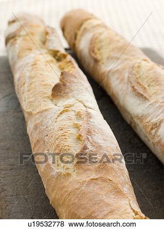 Stock Photo - Two French Sticks. Fotosearch