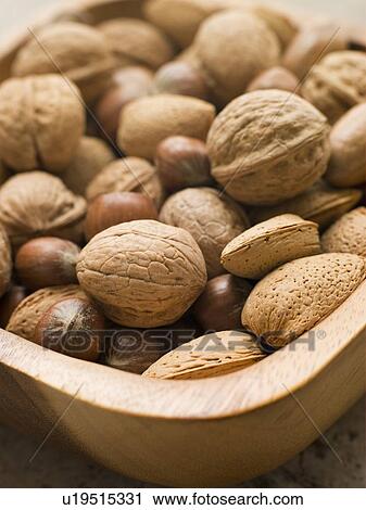 Bowl of mixed nuts View Large Photo Image Stock Image - Bowl of mixed nuts. Fotosearch