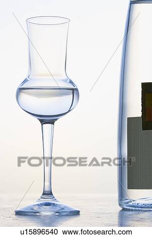 Stock Image - Glass of Grappa. Fotosearch