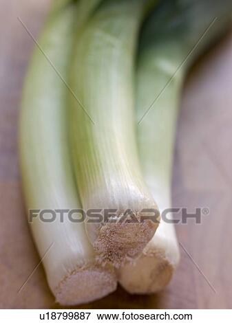 Group of leeks View Large Photo Image Stock Photo - Group of leeks. Fotosearch