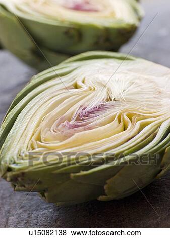Halved artichoke View Large Photo Image Stock Photo - Halved artichoke. Fotosearch