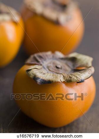 Stock Photo - Persimmion, Sharon Fruit. Fotosearch