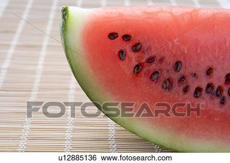 Slice of watermelon View Large Photo Image Stock Photograph - Slice of watermelon. Fotosearch