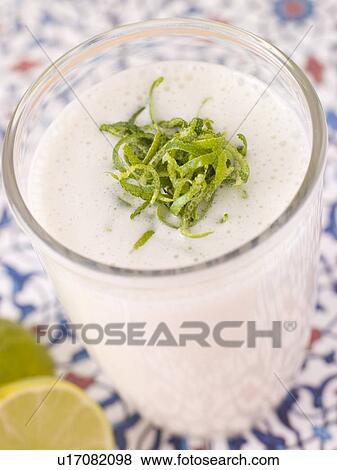 Stock Photo - Glass of Horchata. Fotosearch