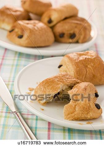 Plate Of Pain Au Chocolat Plate Of Pain Au Chocolat