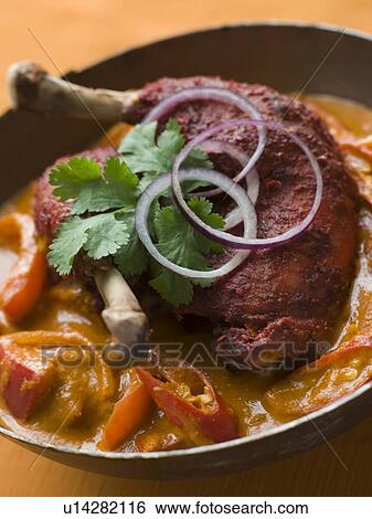 Stock Photograph - Dish of Makhani Chicken. Fotosearch