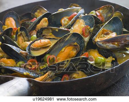 Mussels Cooked Bangladeshi Rezala Style View Large Photo Image Stock Image - Mussels Cooked Bangladeshi Rezala Style. Fotosearch