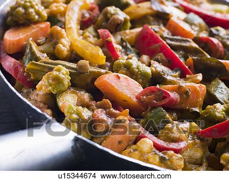 Picture - Sabzi Salan - Vegetable Curry. Fotosearch