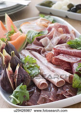 Stock Photo - Platter of Affettati Misti. Fotosearch