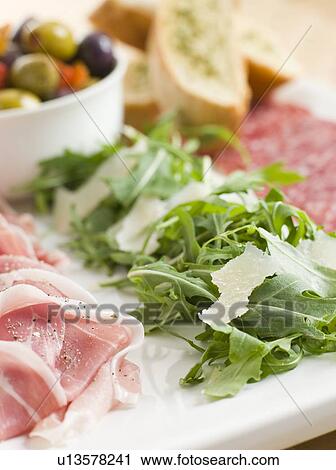 Platter of Anti Pasta View Large Photo Image Stock Image - Platter of Anti Pasta. Fotosearch