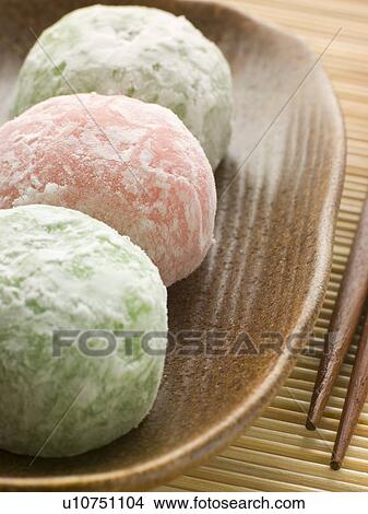Picture - Assorted Rice cakes. Fotosearch