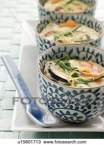 Steamed savoury Custards on a Plate View Large Photo Image Stock Image - Steamed savoury Custards on a Plate. Fotosearch