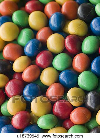 Stock Photography - Candy coated Chocolate Drops. Fotosearch