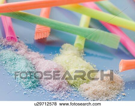 Stock Photo - Different Coloured Sherbet. Fotosearch