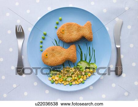 Fish Cakes with Vegetables View Large Photo Image Stock Photo - Fish Cakes with Vegetables. Fotosearch