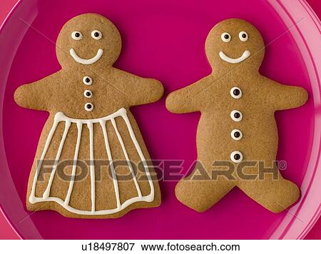 Gingerbread Man and Gingerbread Woman View Large Photo Image Stock Photo - Gingerbread Man and Gingerbread Woman. Fotosearch