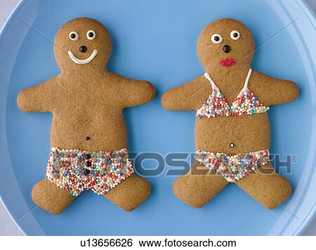 Gingerbread People with Sugar Candy Swimwear View Large Photo Image Stock Photograph - Gingerbread People with Sugar Candy Swimwear. Fotosearch
