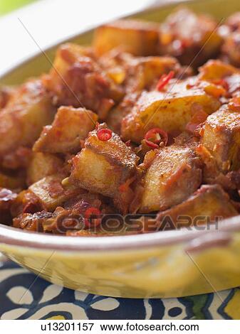Stock Photo - Patatas Bravas. Fotosearch