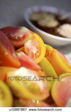 Close-up of tomatoes View Large Photo Image Stock Photo - Close-up of tomatoes. Fotosearch